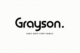 Grayson. Font Download