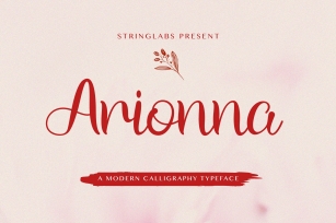 Arionna - Modern Calligraphy Font Font Download
