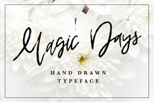 Magic Days Hand Drawn Font Font Download