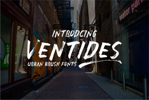 Ventides | Urban Brush Fonts Font Download