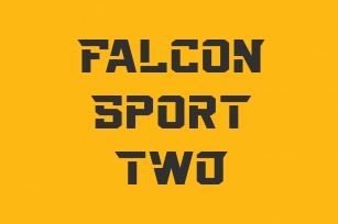 Falcon Sport Two Font Download