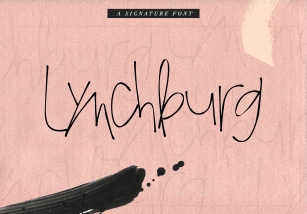 Lynchburg - Messy Handwritten Font Font Download