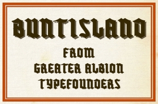 Buntisland Typeface Family Font Download
