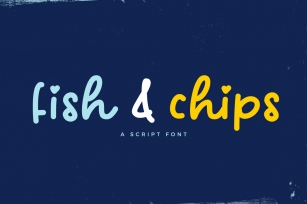 Fish & Chips Script Font Font Download