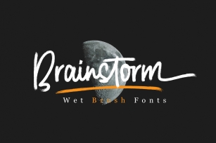 Brainstorm Brush Fonts Font Download