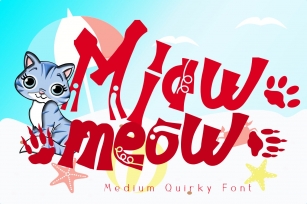 Miawmeow Quirky Cute Display Font Download