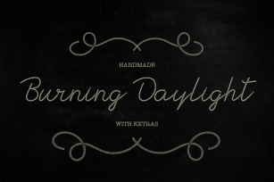 Burning Daylight Font Download