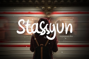 Stassyun Handwriting Font Font Download