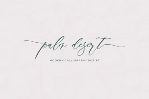 Palm Desert Modern Calligraphy Font Font Download