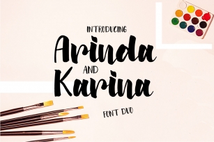 Arinda and Karina | Font Duo Font Download
