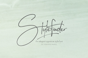 Stylefinder signature font Font Download