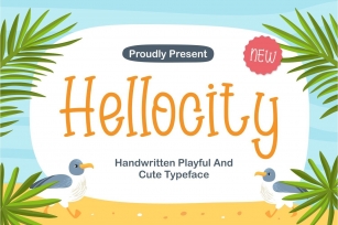Hellocity - Handwritten Playful and Cute Typeface Font Download