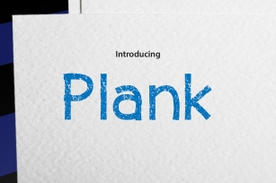 Plank Font Download
