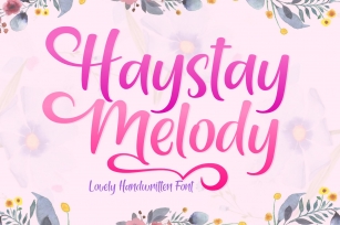 Haystay Melody Font Download
