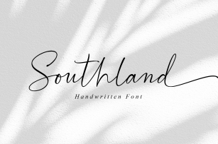 Southland | Modern Calligraphy Font Download