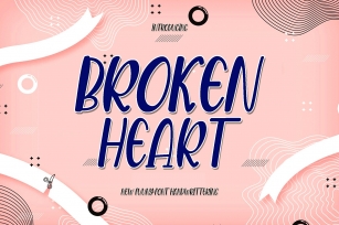 BROKEN HEART Font Download
