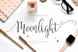 Moonlight Script Font Font Download