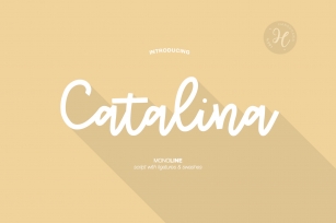 CATALINA MONOLINE Font Download