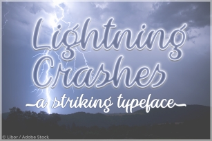 Lightning Crashes Font Download