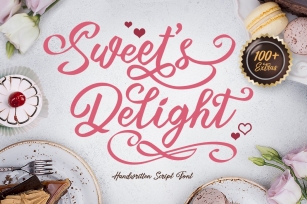 Sweets Delight - Handwritten Script Font Download