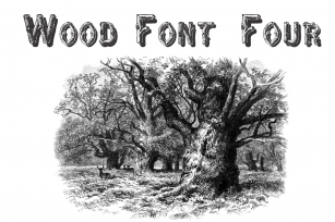 Wood Font Four Font Download