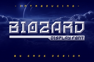 Biozard - Display Font Font Download