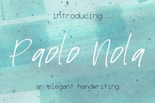Paolo Nola Font Font Download