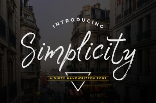 Simplicity Font Font Download