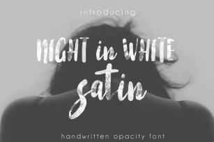 Night in White Satin Font Download