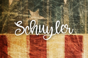 Schuyler Font Download