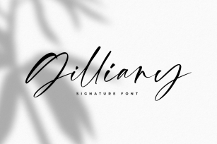 Gilliany Signature Font Font Download