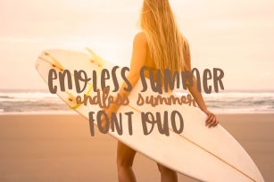 Endless Summer Font Duo Font Download