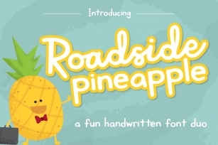 Roadside Pineapple Font Duo Font Download