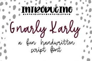 Gnarly Karly Font Download