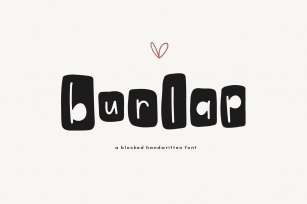Burlap - A Fun Farmhouse Style Font Font Download