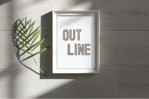 out line Font Download