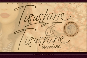 Tisushine & Tisushine Monoline Font Download