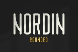Nordin Rounded - Condensed Sans Font Download