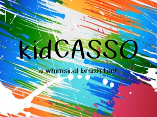 kidCASSO Font Download