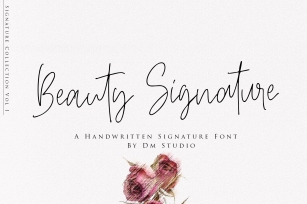 Beauty Signature - Handwritten Font Font Download