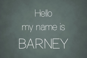 Barney Font Download