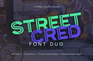 Street Cred Font Duo Font Download
