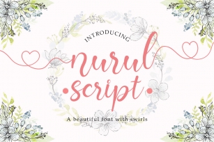 Nurul Script | A Calligraphy Font Font Download