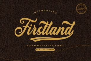 Firstland Font Download
