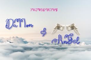 Damon And Angel font Font Download