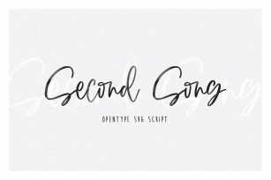 SECOND SONG SVG Font Download