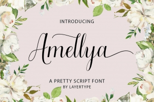 Amellya Script Font Download