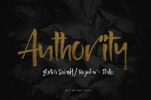 Authority Font Download