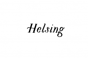 Helsing Font Download