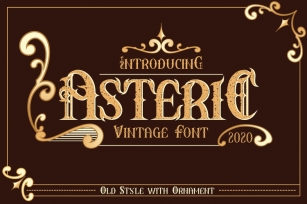 AsteriC Vintage Font Download